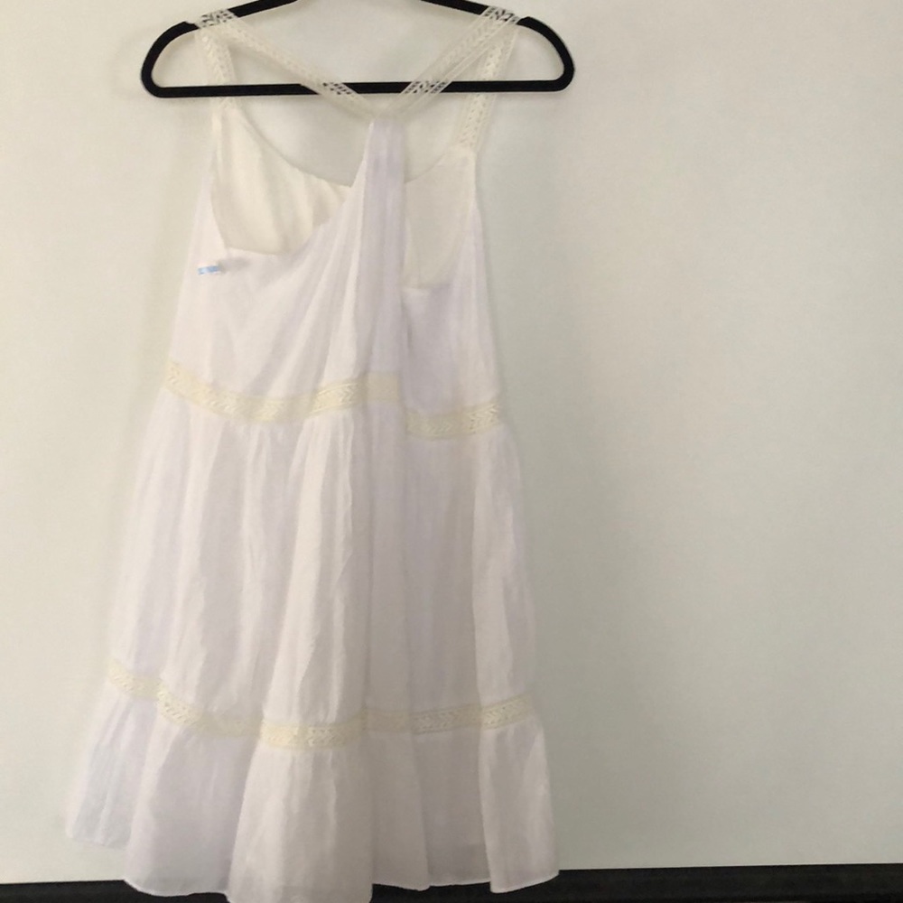 Madewell embroidered dress 👗 white Med NWOT - Picture 4 of 8